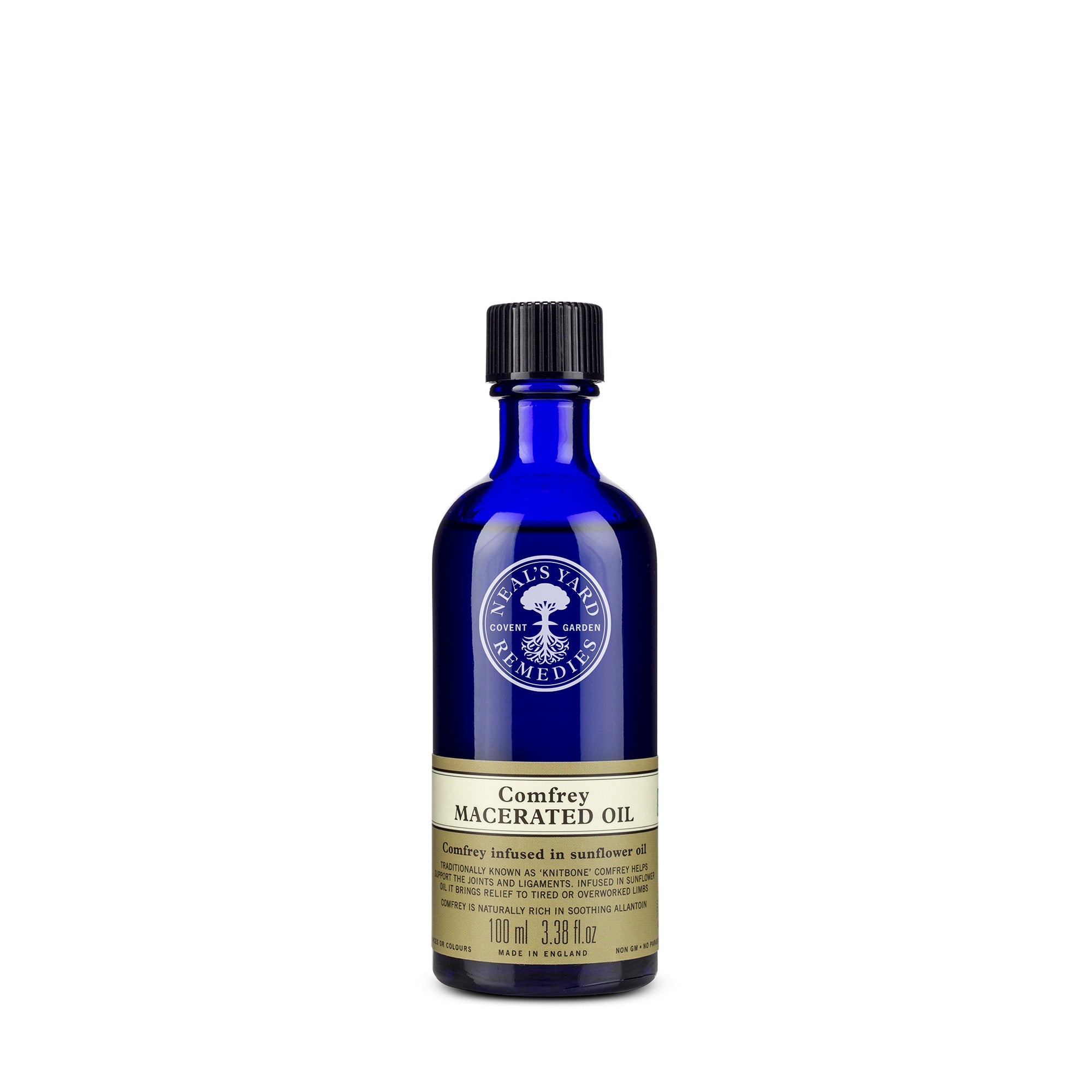 Comfrey Macerated Oil 100ml Neal's Yard Remedies Organic Lab MY
