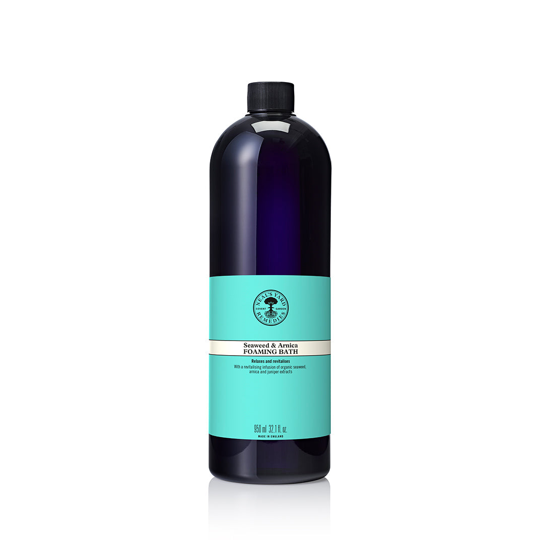 Seaweed & Arnica Foaming Bath 950ml COSMOS Neal's Yard Remedies Organic Lab MY