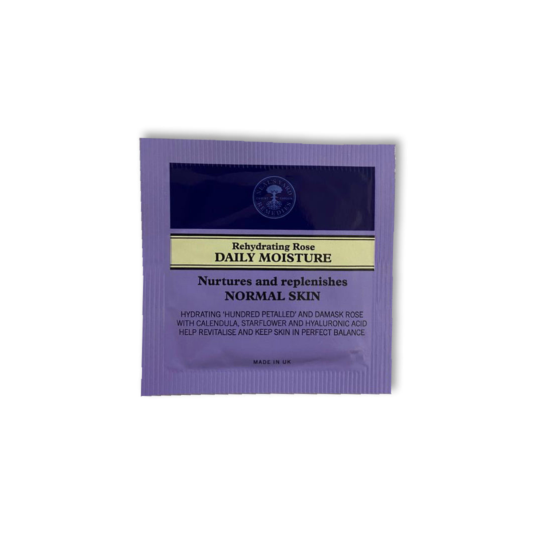 Rose Daily Moisturiser 2g Neal's Yard Remedies Organic Lab MY
