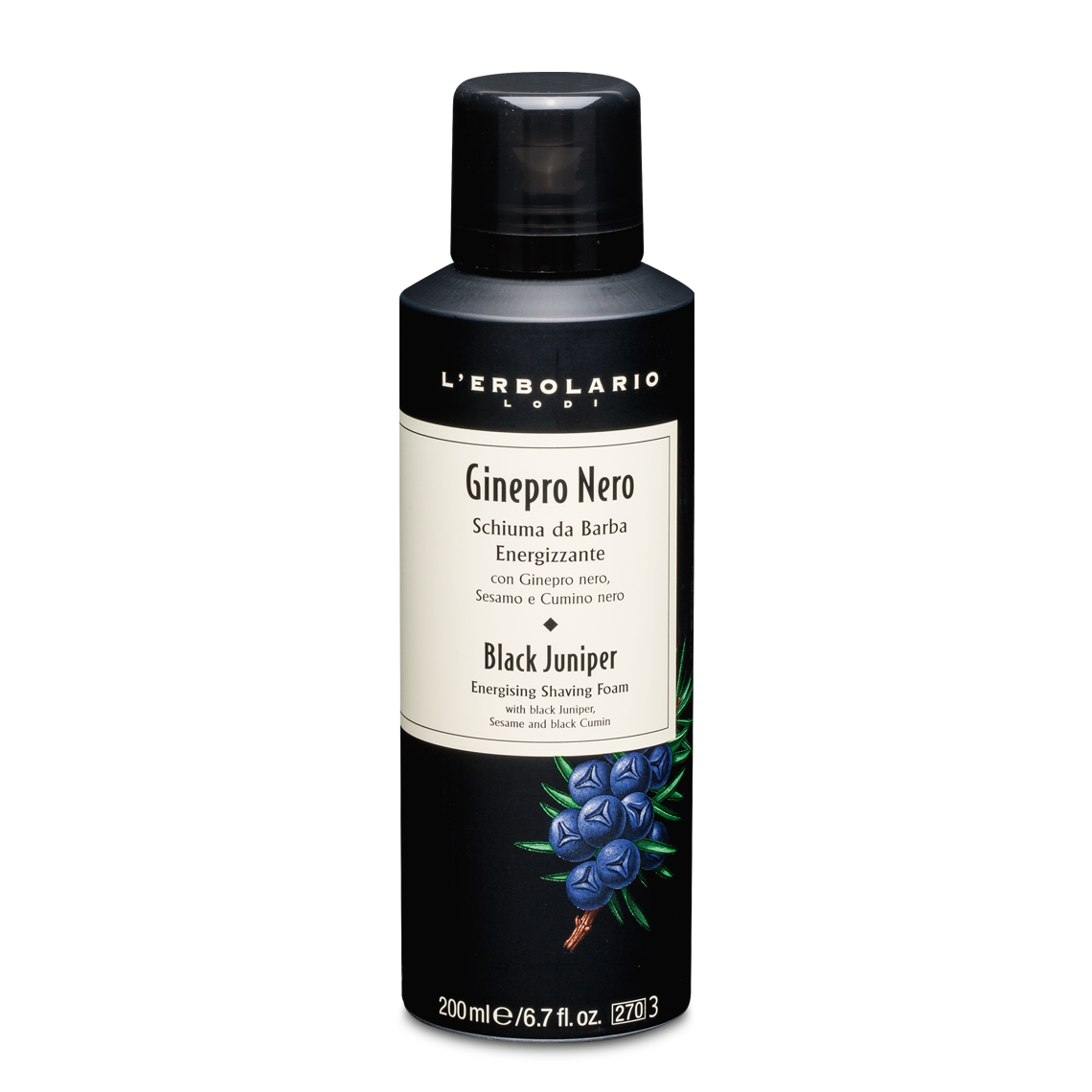 Black Juniper Energy Shaving Foam 200ml