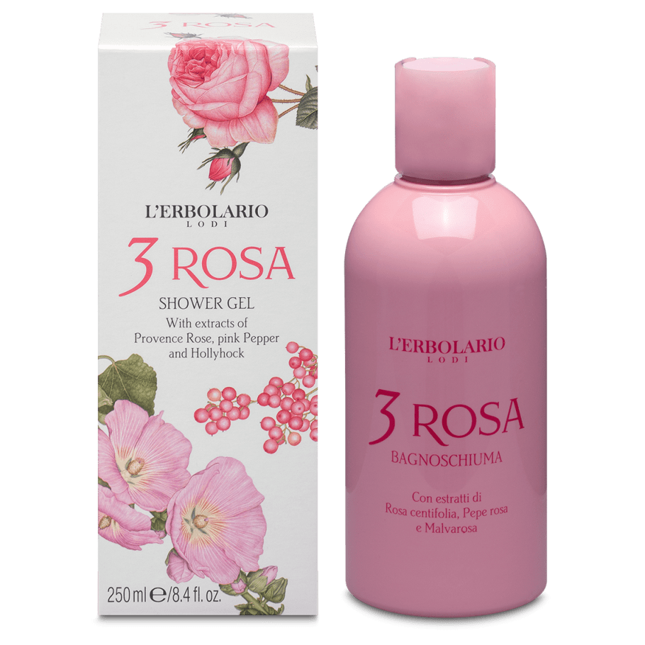3 Rosa Shower Gel 250ml