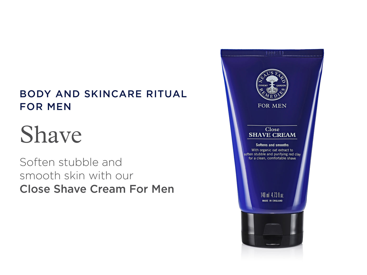 Men's Close Shave Cream 140ml