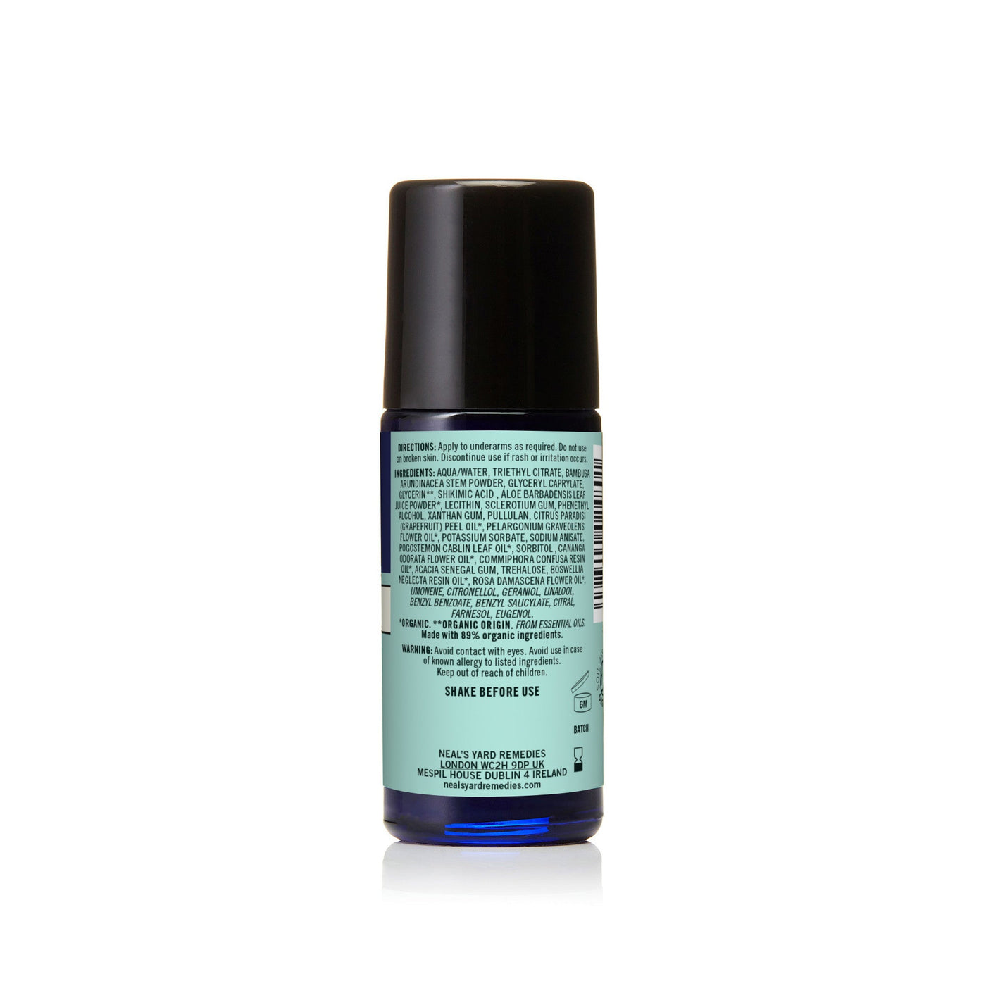 Roll on deodorant-Peppermint & Lime 50ml -  organic-lab-my.myshopify.com