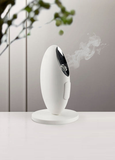 Pebble - Portable Aroma Diffuser Rechargeable White -  organic-lab-my.myshopify.com