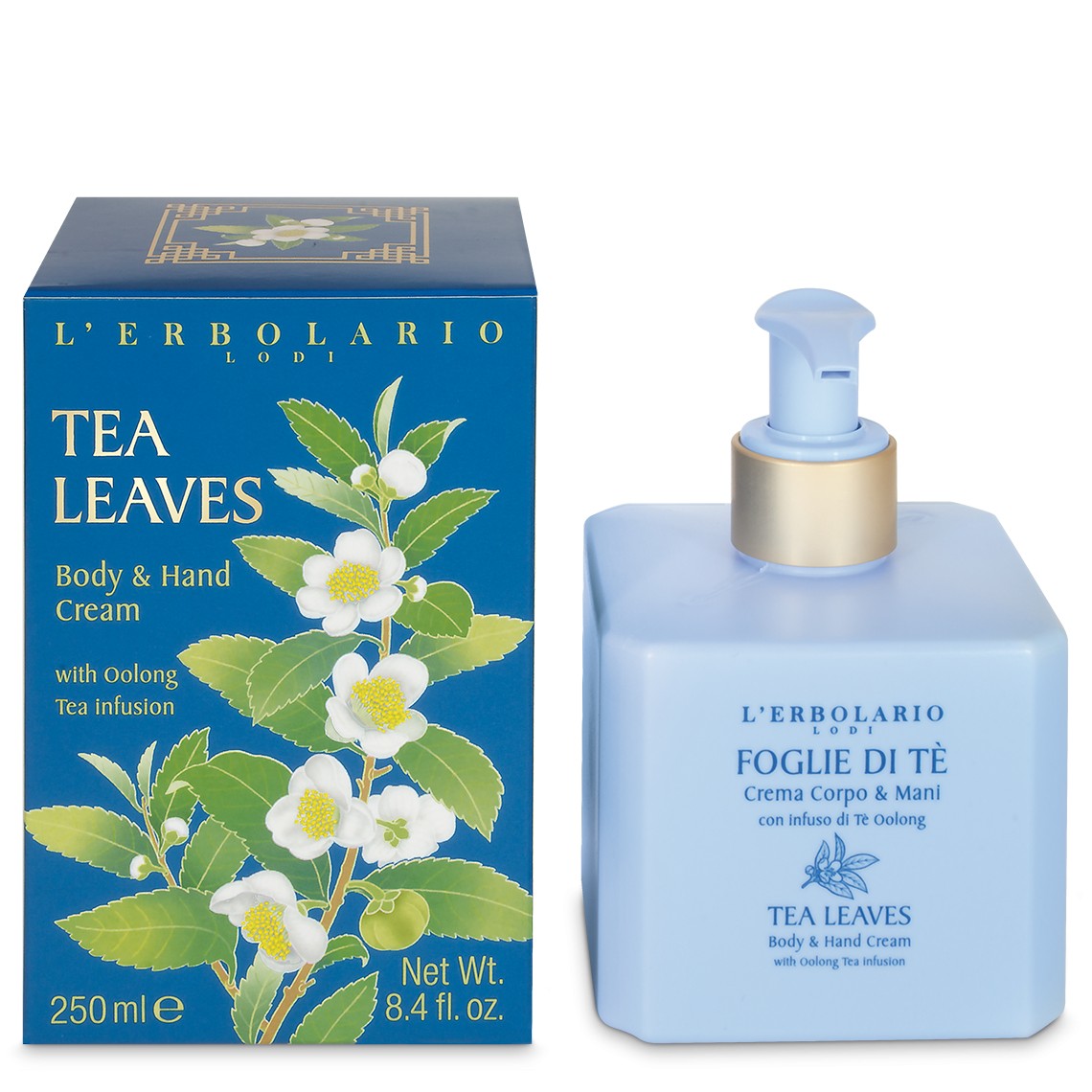 Tea Leaves Body & Hand Cream 250ml -  organic-lab-my.myshopify.com