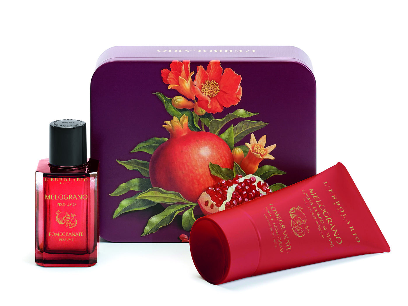 Pomegranate Irresistable Details Beauty Box: Perfume 30 ml & Body& hand Cream 75 ml -  organic-lab-my.myshopify.com