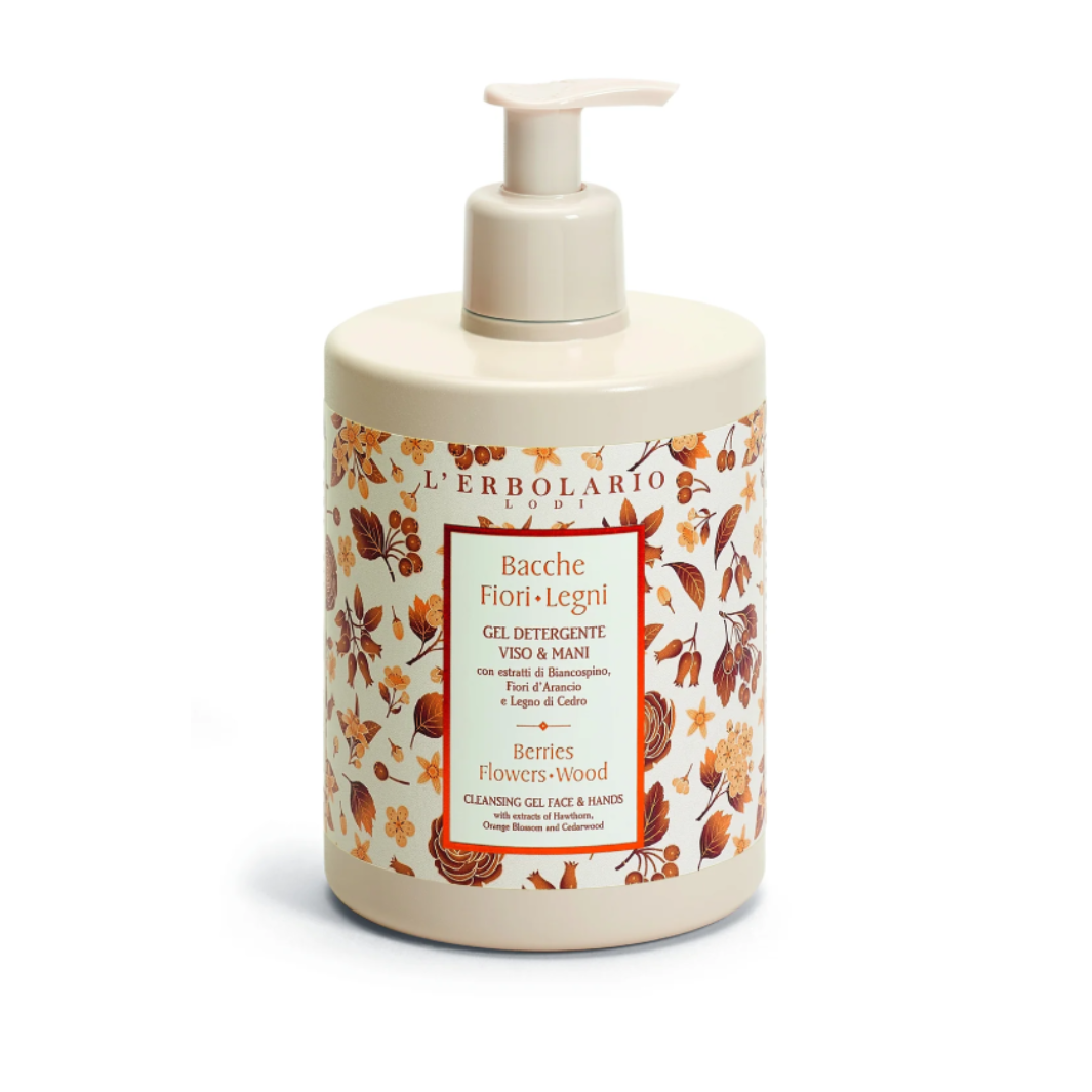 Berries Flowers Wood Cleansing Gel Face & Hands 500ml -  organic-lab-my.myshopify.com