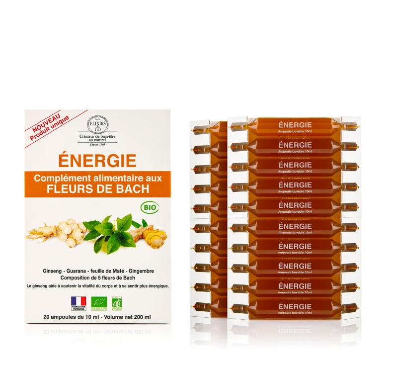 Food Supplement ENERGIE-20 glass ampoule -  organic-lab-my.myshopify.com
