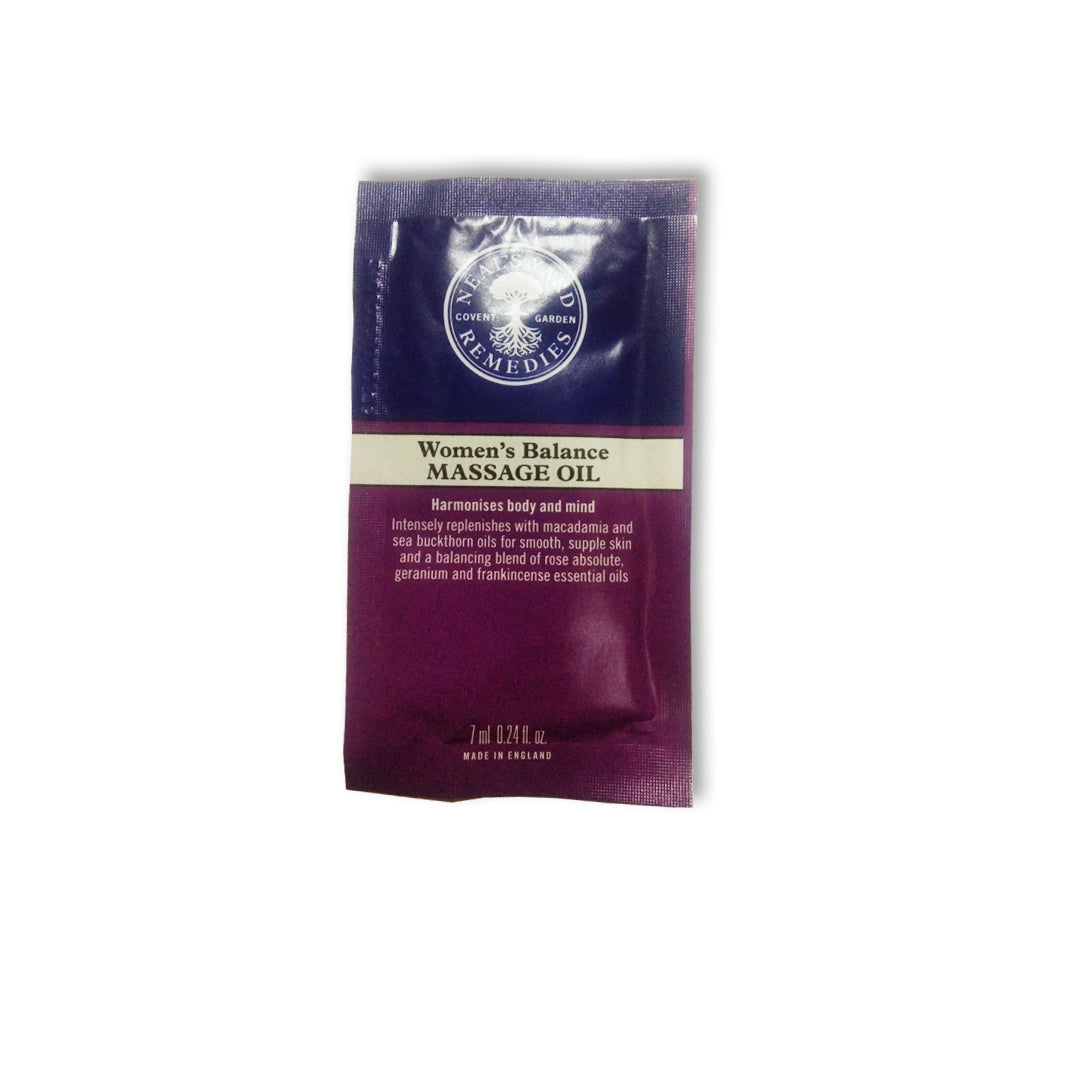 WomensBalance Massage Oil Sachet 7ml -  organic-lab-my.myshopify.com