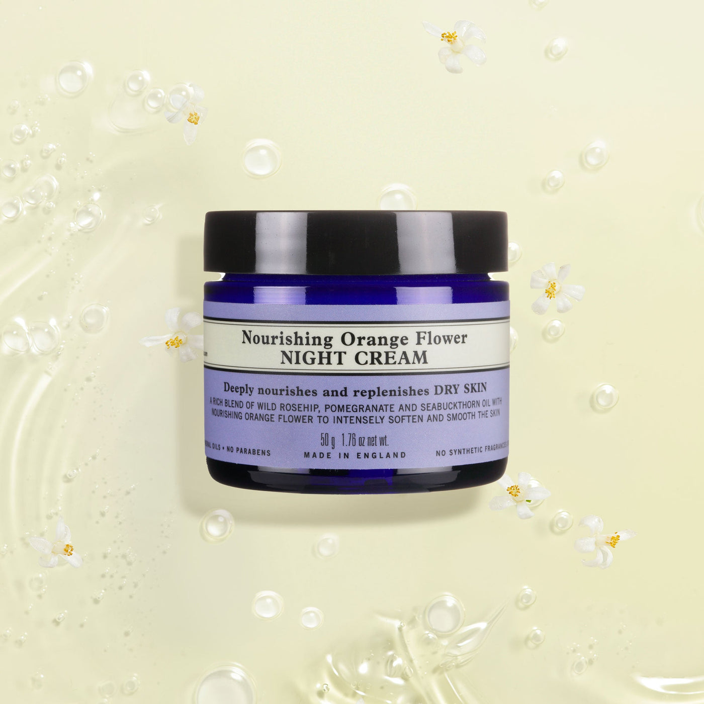 Nourishing Orange Flower Night Cream 50g -  organic-lab-my.myshopify.com