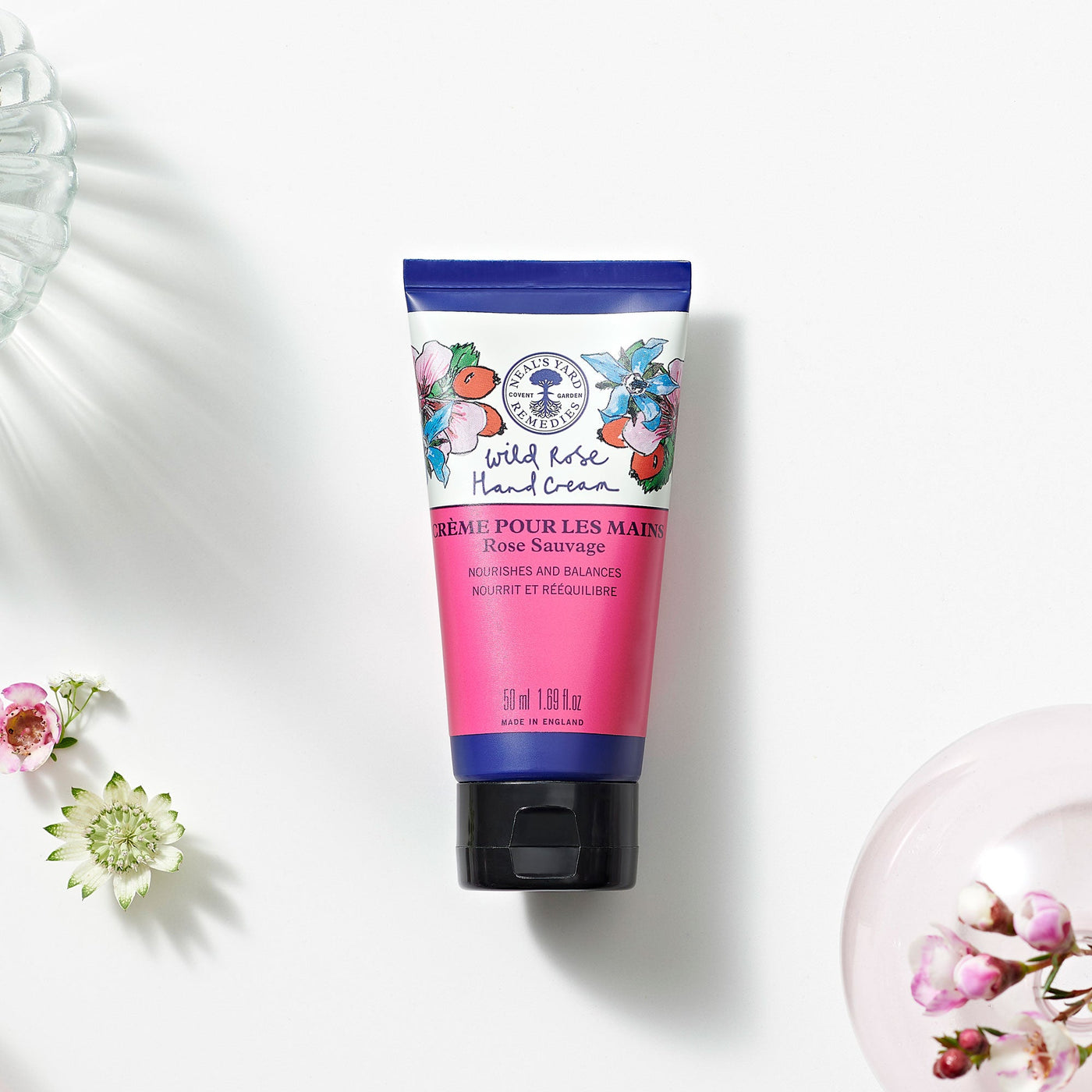 Wild Rose Hand Cream 50ml -  organic-lab-my.myshopify.com